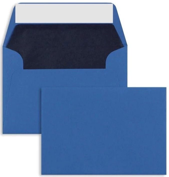Briefumschläge DIN C6 - Blau - Individuelle Einladung